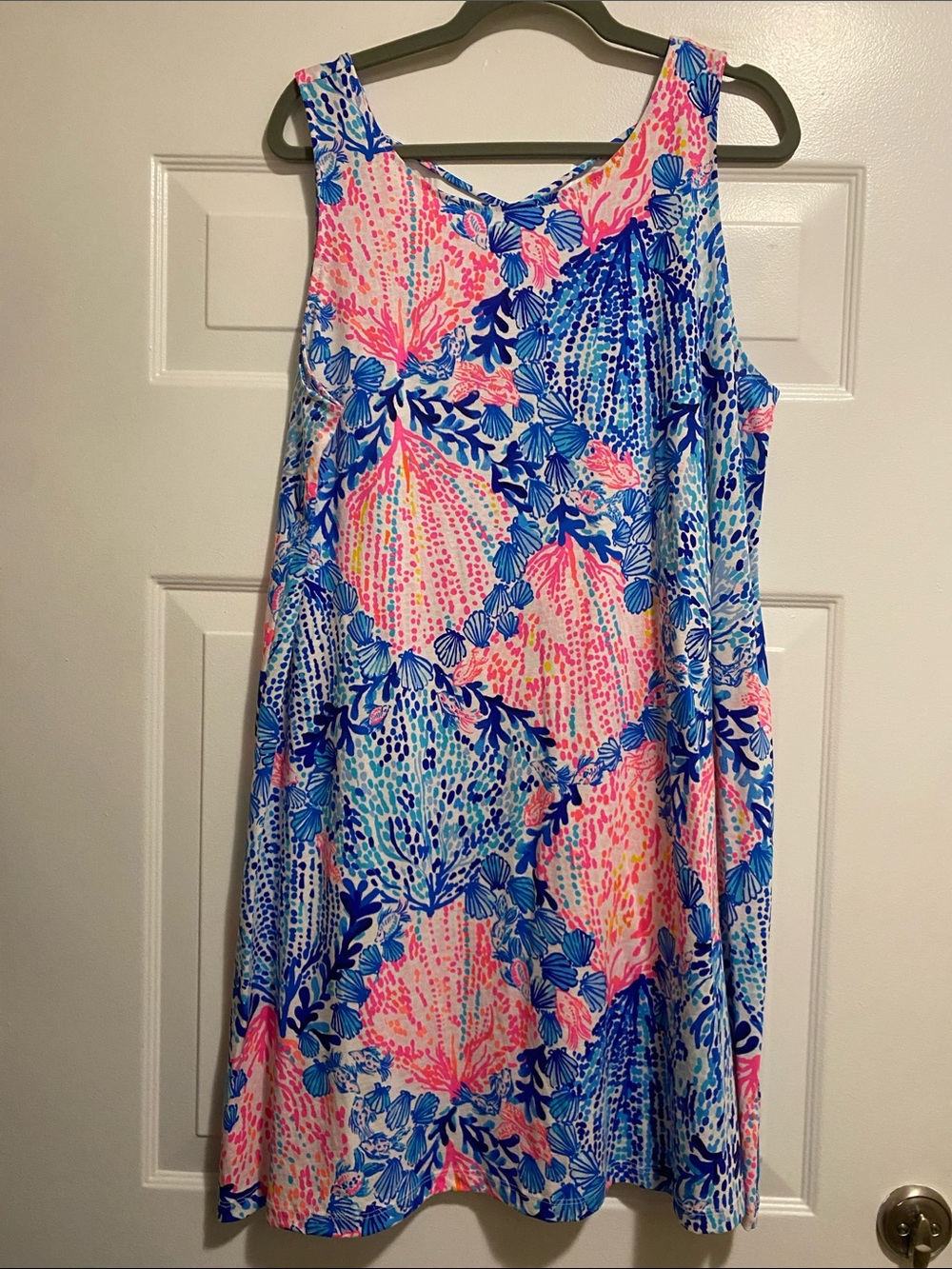 Lilly Pulitzer “Kristen” Sleeveless Swing Dress in “Sway With Me” Print